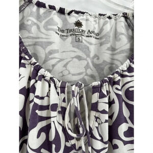 The Territory Ahead Women Purple Floral Casual Dress Small Excellent Condition